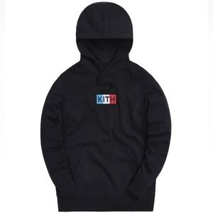 Kith Paris Classic Logo Hoodie Black – Size L – New Sealed